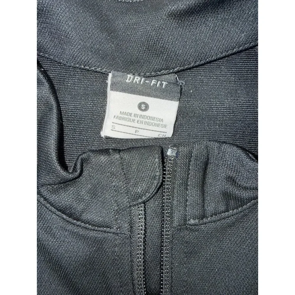 Men's Nike Soccer It Dri Fit Knit Black Jacket 688380 011 Size Small